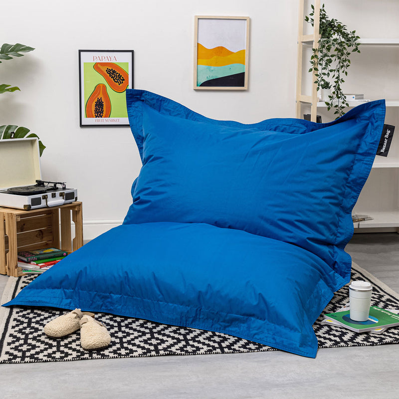 Riesiges Bodenkissen Sitzsack, drinnen/draußen - Blau