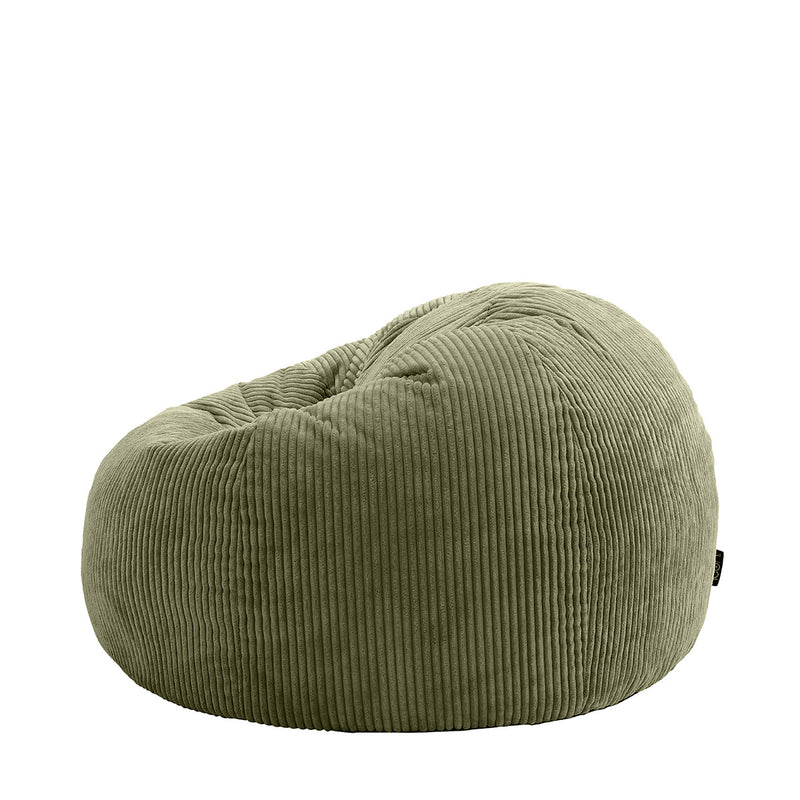 Kingston Klassischer Sitzsack, Cord, Salbeigrün