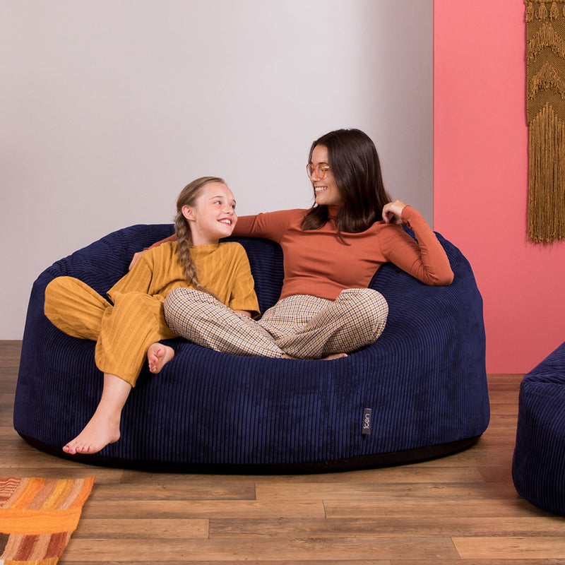 Sitzsack „Soul Giant“ für zwei Personen – Marineblau