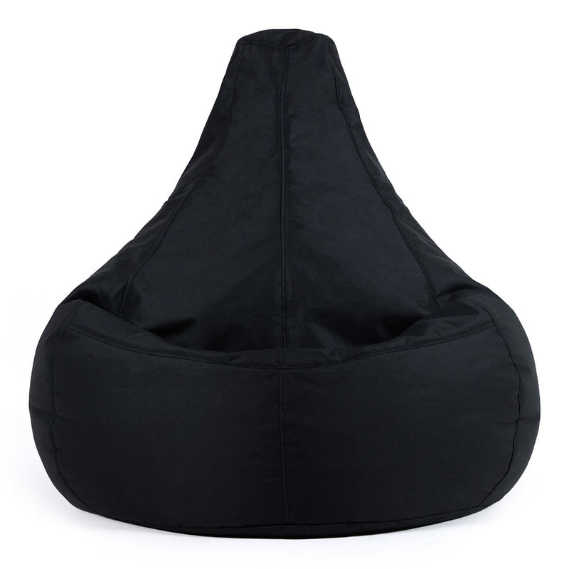 Recliner Sitzsack für den Innen- und Außenbereich, Schwarz