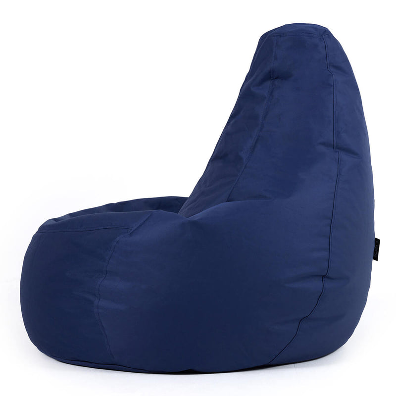 Recliner Sitzsack für den Innen- und Außenbereich, Dunkenblau