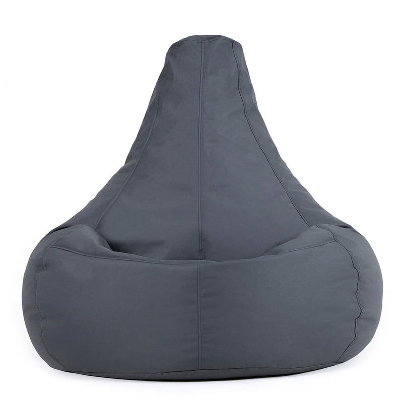 Recliner Sitzsack für den Innen- und Außenbereich, Dunkengrau