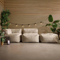 Zen Modularer Sofa, Olefin, Steingrau