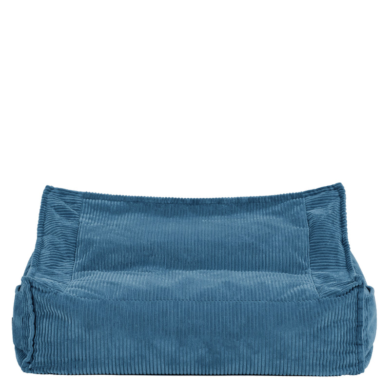 Kinder-Sitzsack Francesco Cord - Denim-Blau