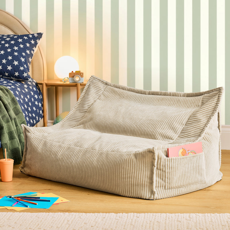 Kinder-Sitzsack Francesco Cord - Stone