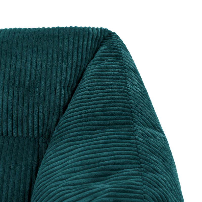 Natalia Sessel-Sitzsack. Cord, Blaugrün