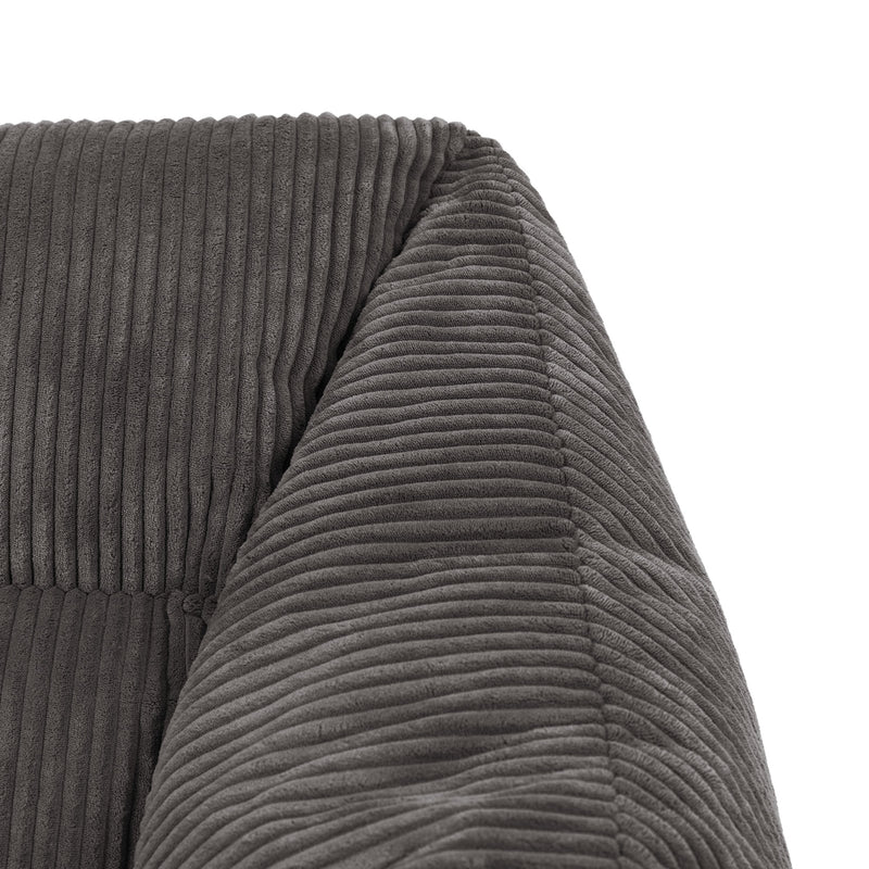 Natalia Sessel-Sitzsack. Cord, Dunkelgrau