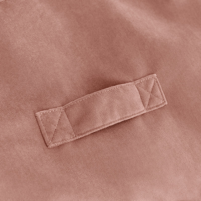 Natalia Sessel-Sitzsack mit Samtbezug, Dämmerungsrosa