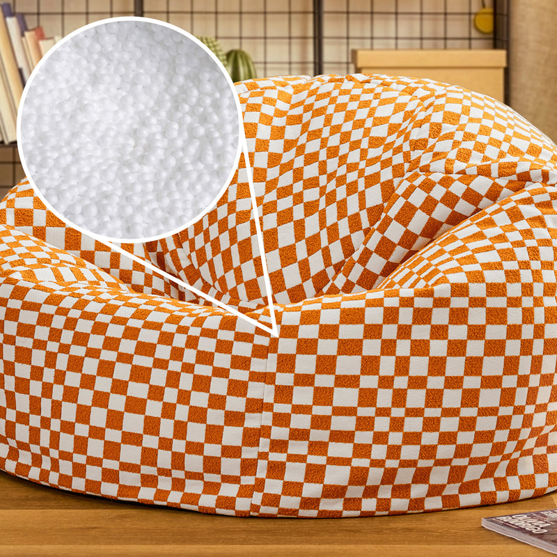 Kingston Checkerboard Classic Sitzsack - Orange
