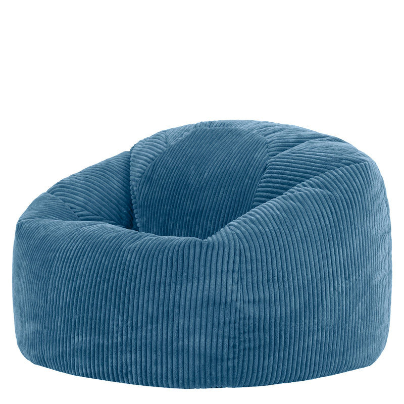 Kingston XL Cord Classic Sitzsack - Denimblau