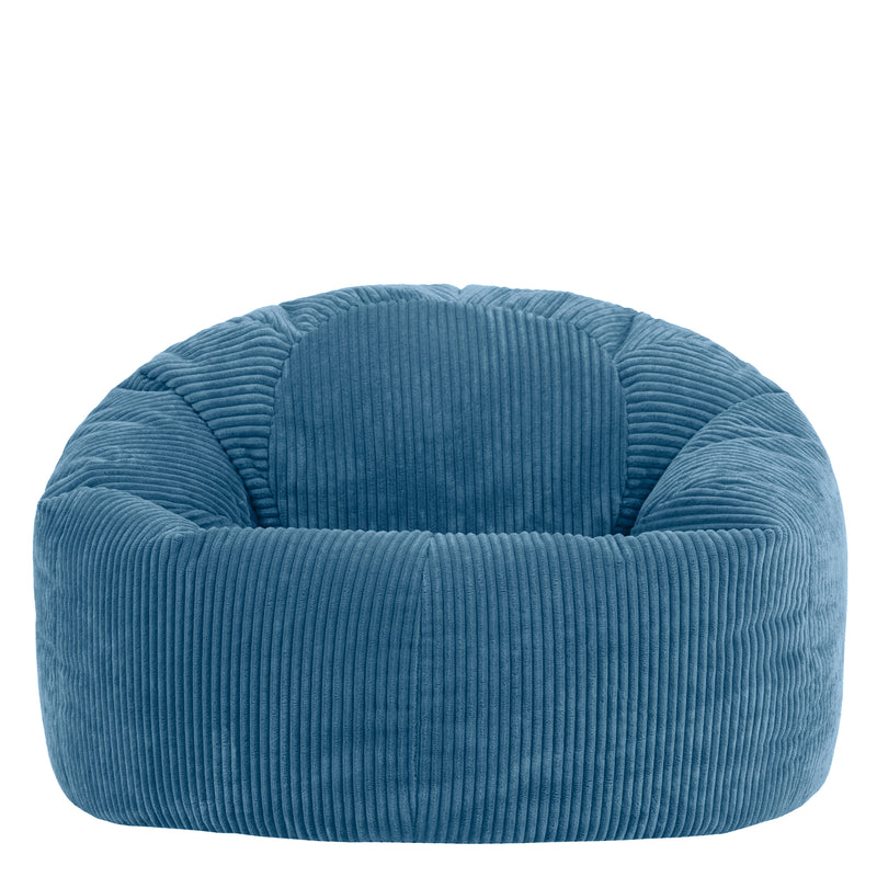 Kingston XL Cord Classic Sitzsack - Denimblau