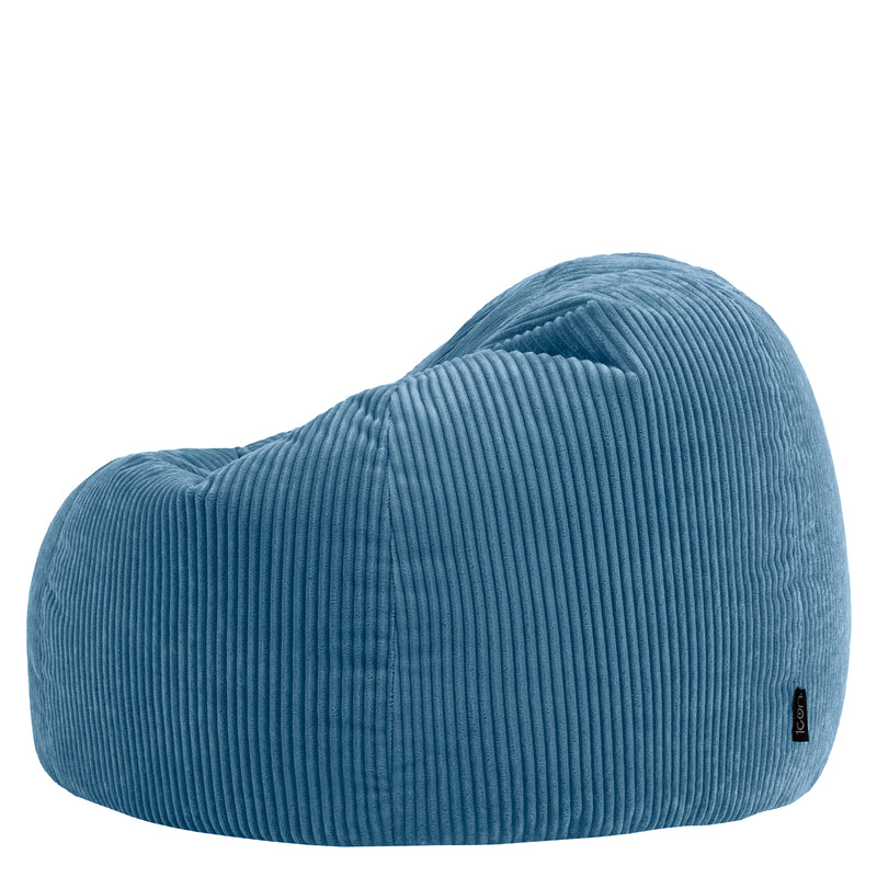 Kingston XL Cord Classic Sitzsack - Denimblau