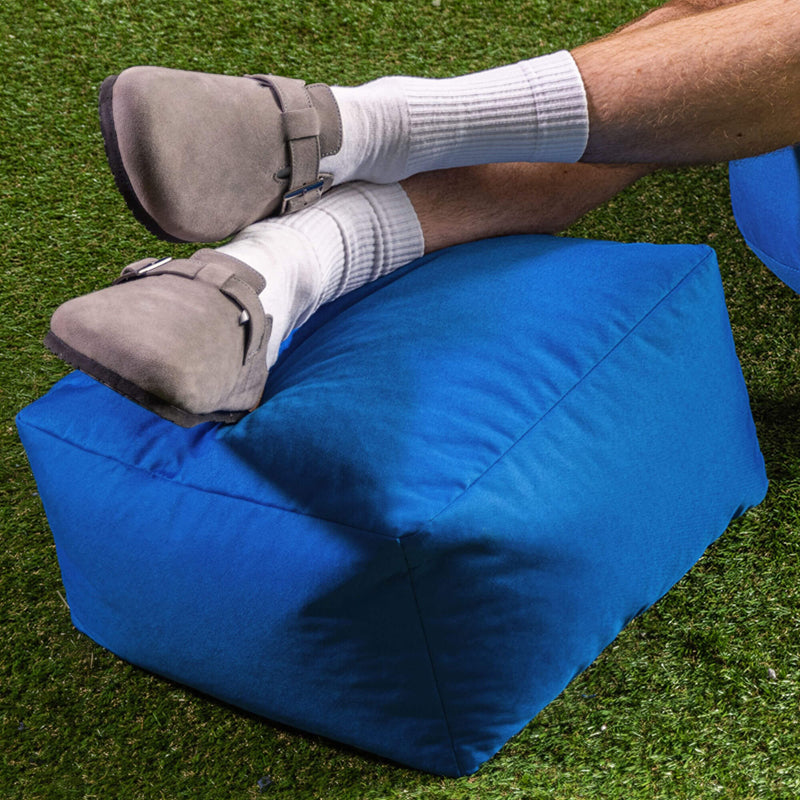 Fußhocker für den Innen- und Außenbereich, Blau