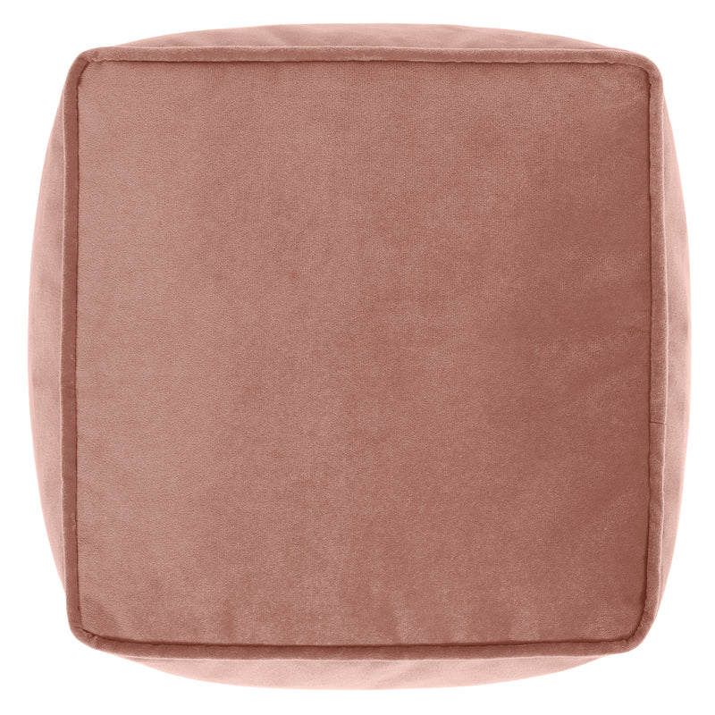 Amara Samt-Fußhocker, Rosa