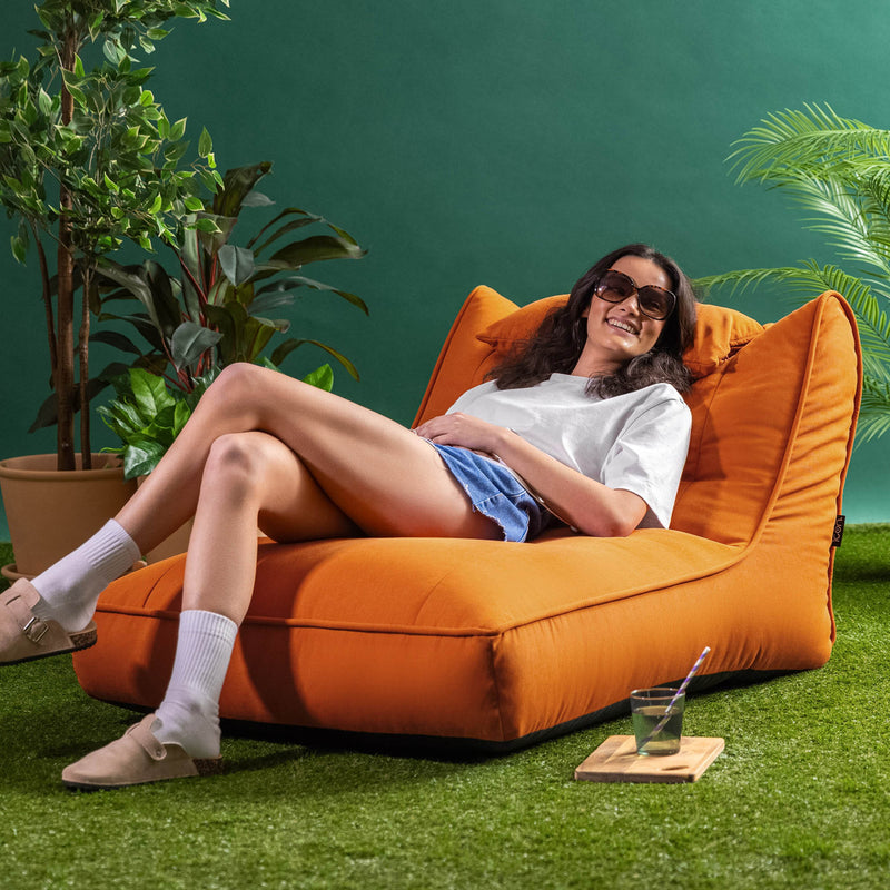 Nova Lounger Sitzsack, Olefin, Gebranntes Orange