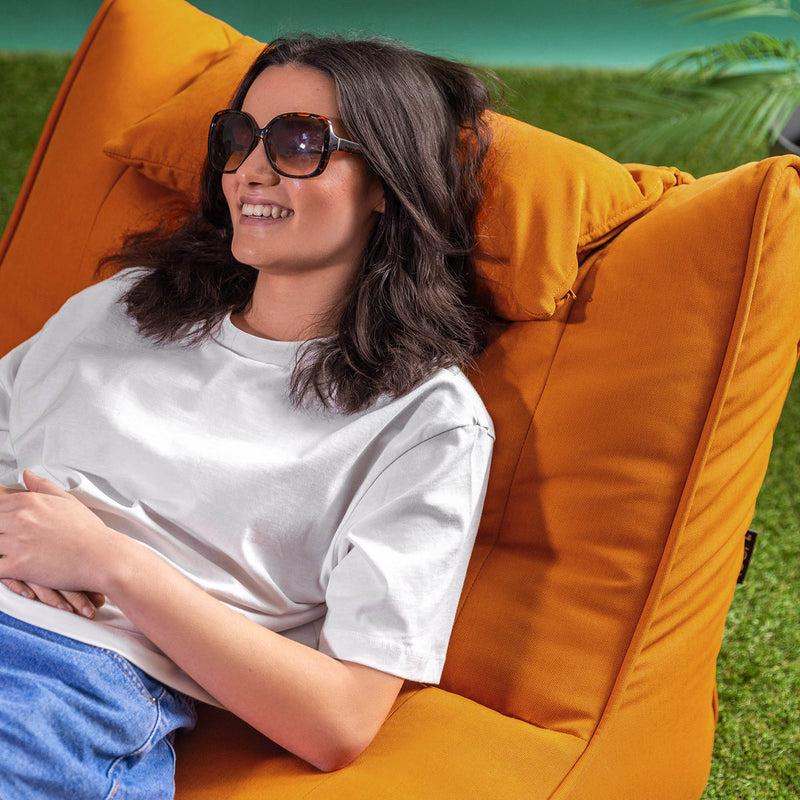Nova Lounger Sitzsack, Olefin, Gebranntes Orange