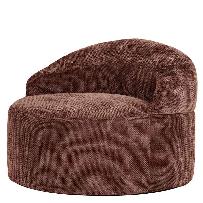 Orb Chenille Accent Chair Bean Bag - Mulberry