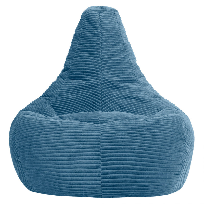 Dalton XL Cord-Sitzsack mit Relaxfunktion – Denimblau