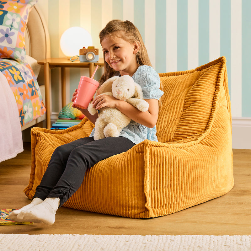 Kids Alto Cord Sitzsack - Ocker