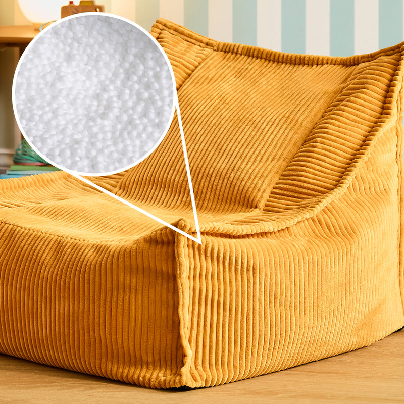 Kids Alto Cord Sitzsack - Ocker