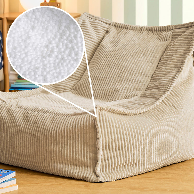 Kids Alto Cord Sitzsack - Stein