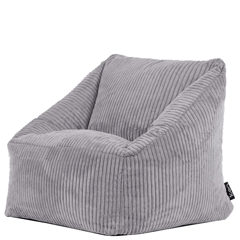 Natalia Sessel-Sitzsack für Kinder, Cord, Grau