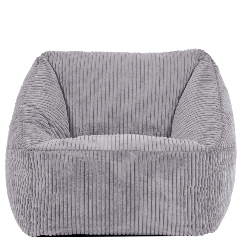 Natalia Sessel-Sitzsack für Kinder, Cord, Grau