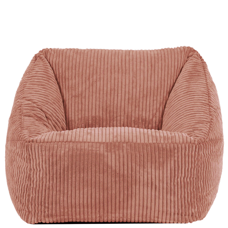 Morgan Sessel-Sitzsack für Kinder, Cord, Rosa