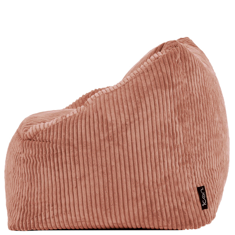 Morgan Sessel-Sitzsack für Kinder, Cord, Rosa