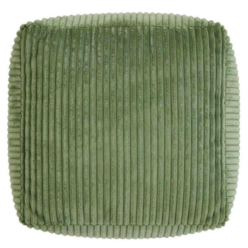 Mini Amara Cord Square Fußhocker - Salbeigrün
