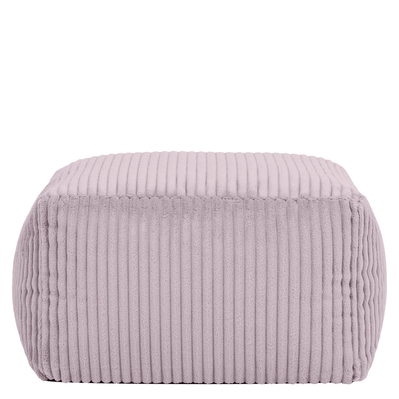 Mini Amara Cord quadratischer Hocker - Lavendel