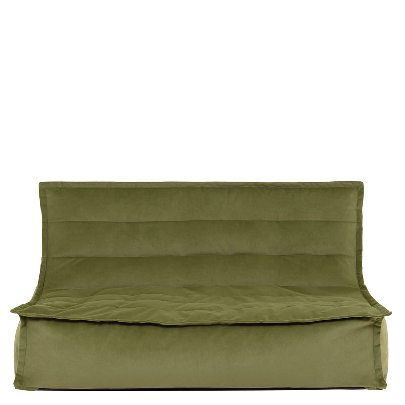 Kota Samt-Sofa – Olivgrün