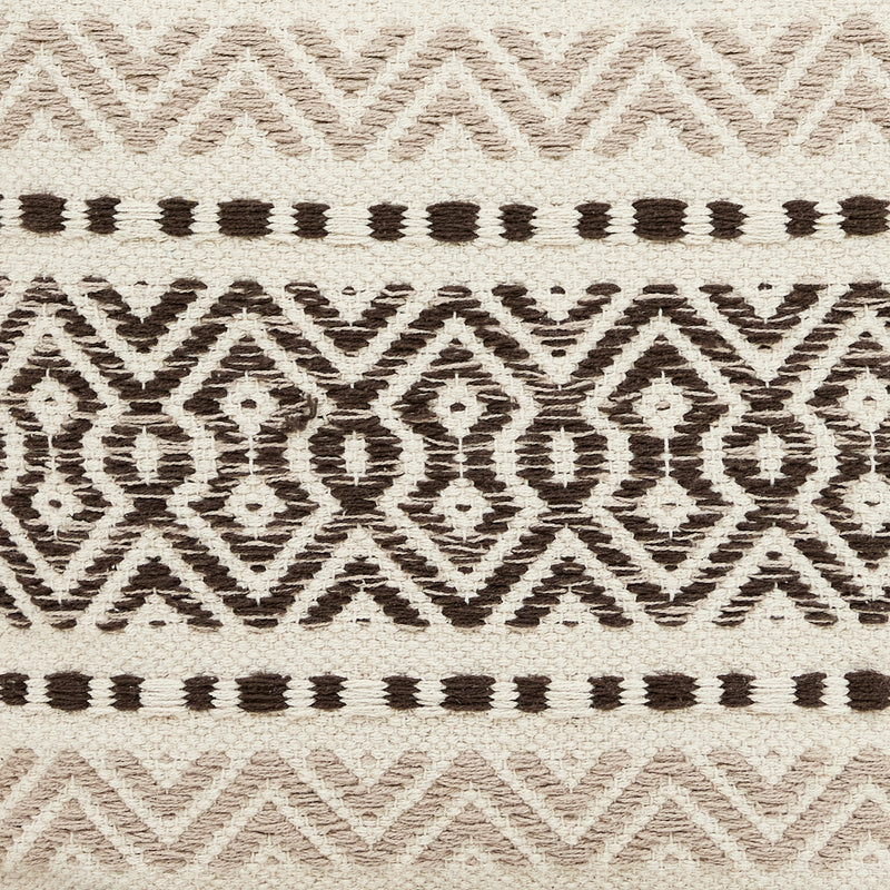 Calli Aztec Quadratischer Fußhocker - Natur