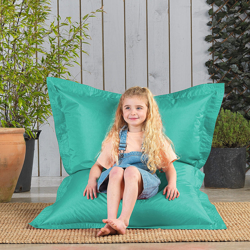 Großer Sitzsack für Kinder – Drinnen & Draußen, Bodenkissen-Sitzsack – Pfefferminz