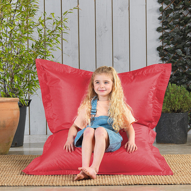Kids Big Bag Indoor-Outdoor Bodenkissen Sitzsack – Koralle