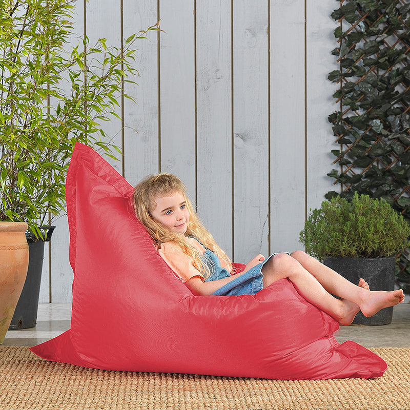 Kids Big Bag Indoor-Outdoor Bodenkissen Sitzsack – Koralle