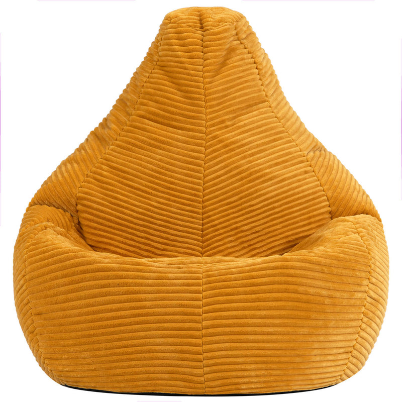 Dalton Sessel-Sitzsack für Kinder, Cord, Gelb