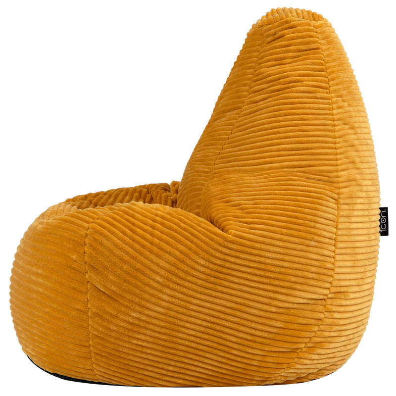 Dalton Sessel-Sitzsack für Kinder, Cord, Gelb