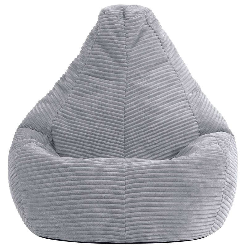 Dalton Sessel-Sitzsack für Kinder, Cord, Grau