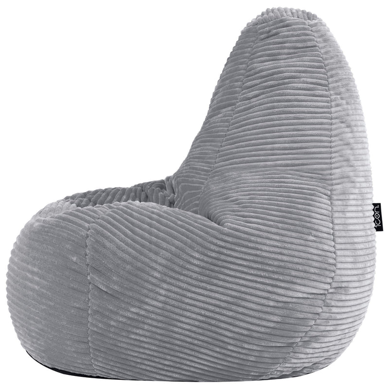 Dalton Sessel-Sitzsack für Kinder, Cord, Grau