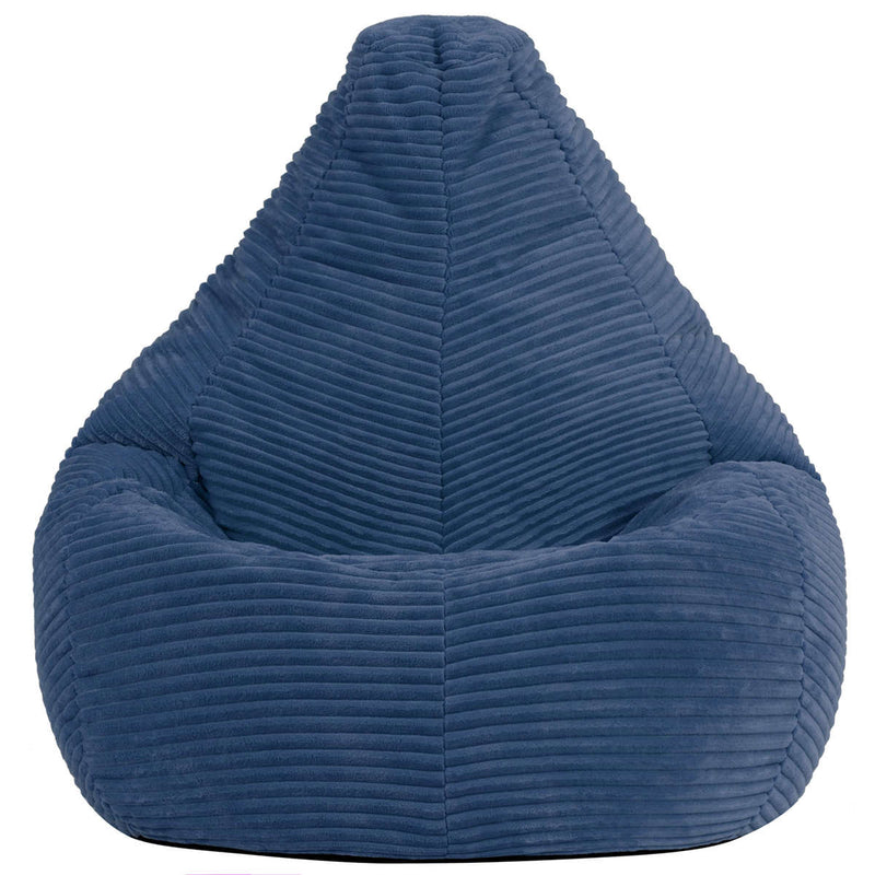 Dalton Sessel-Sitzsack für Kinder, Cord, Denimblau   