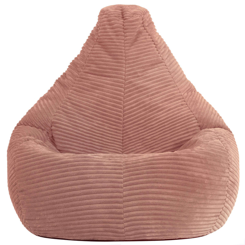 Dalton Sessel-Sitzsack für Kinder, Cord, Rosa 