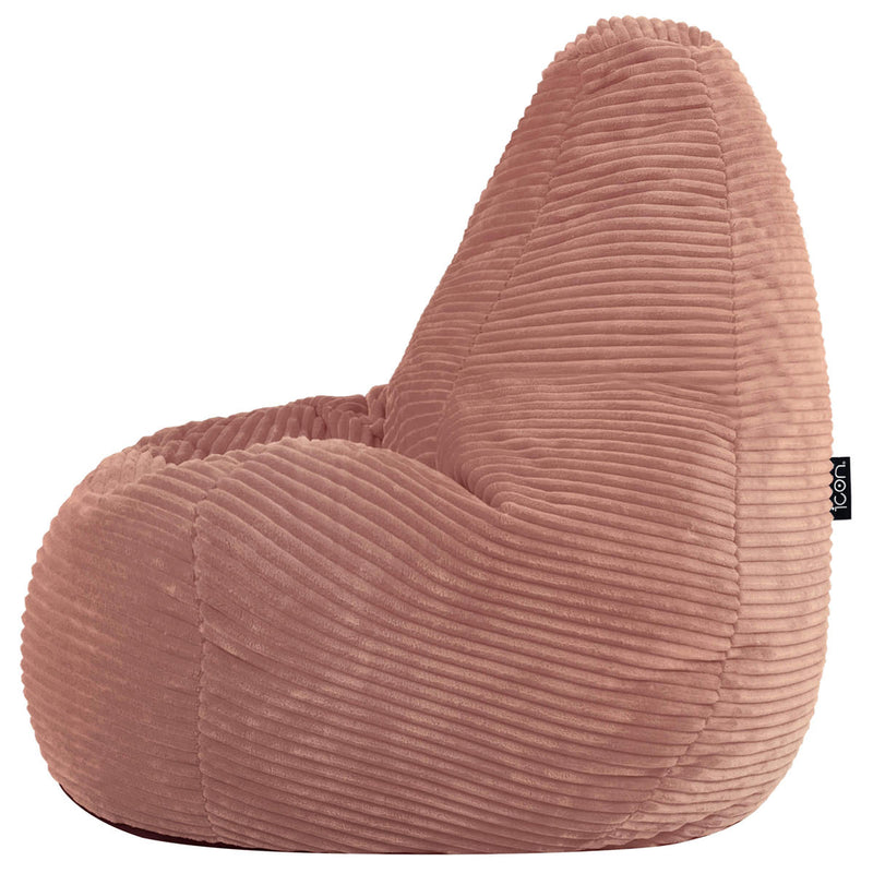 Dalton Sessel-Sitzsack für Kinder, Cord, Rosa 