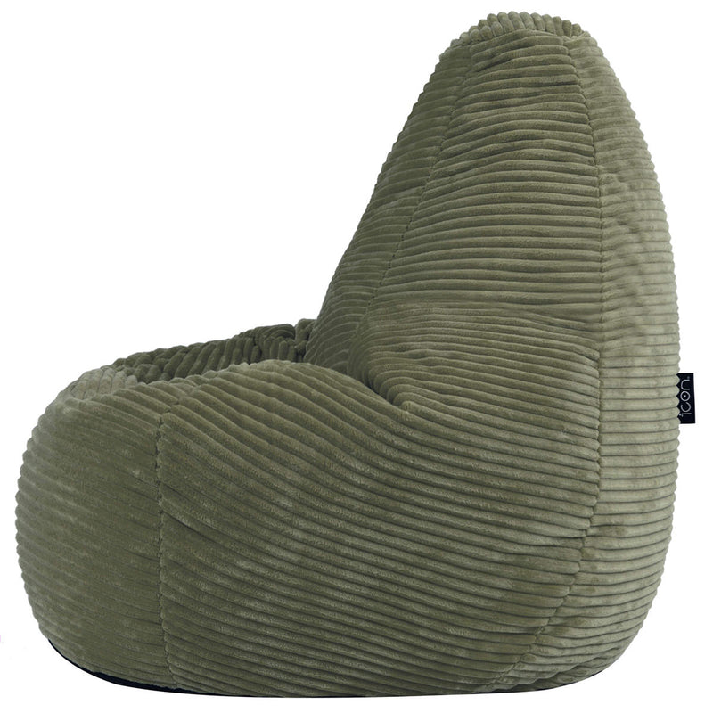 Dalton Sessel-Sitzsack für Kinder, Cord, Salbeigrün