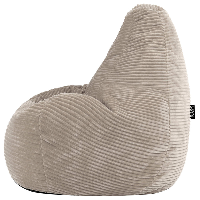 Dalton Sessel-Sitzsack für Kinder, Cord, Natur