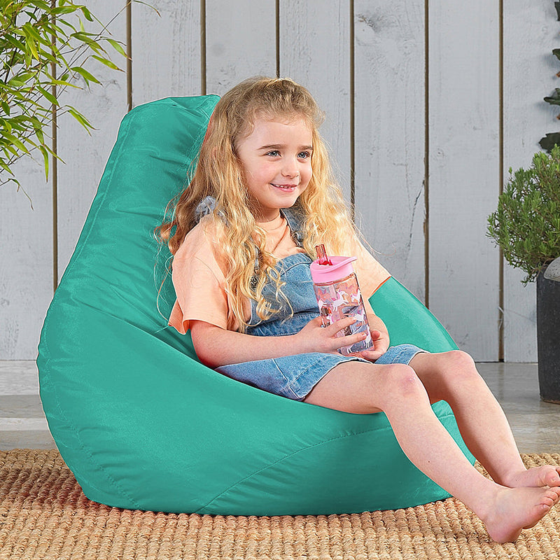 Kinder Dalton Indoor-Outdoor Hochlehnen-Sitzsack – Pfefferminz