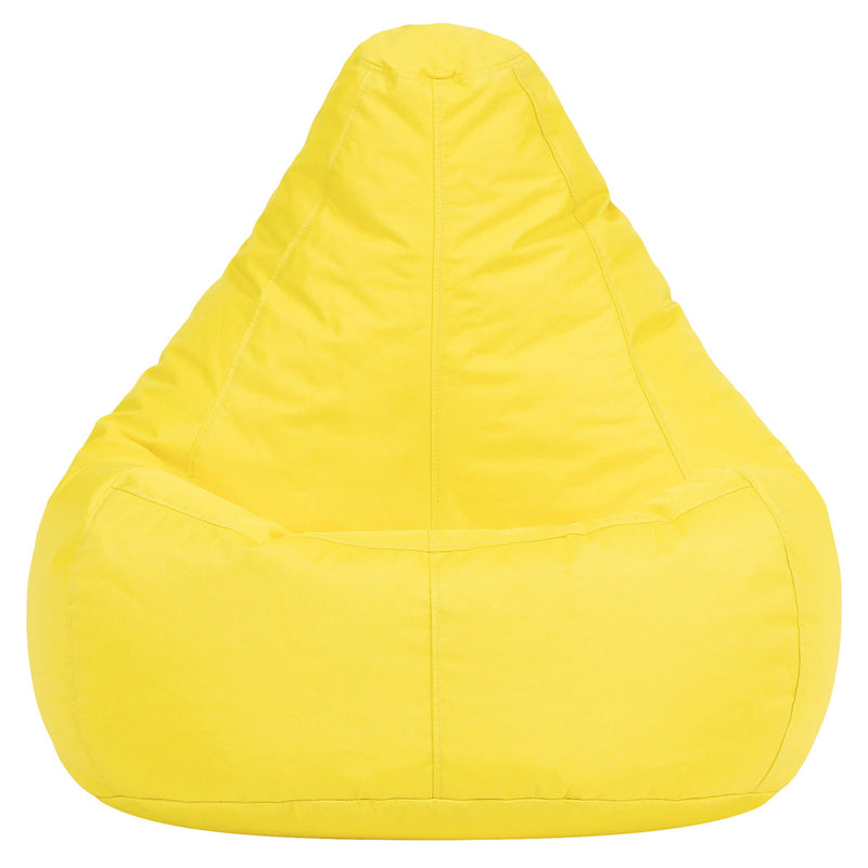 Kids Dalton Indoor-Outdoor Hochlehner-Sitzsack – Gelb