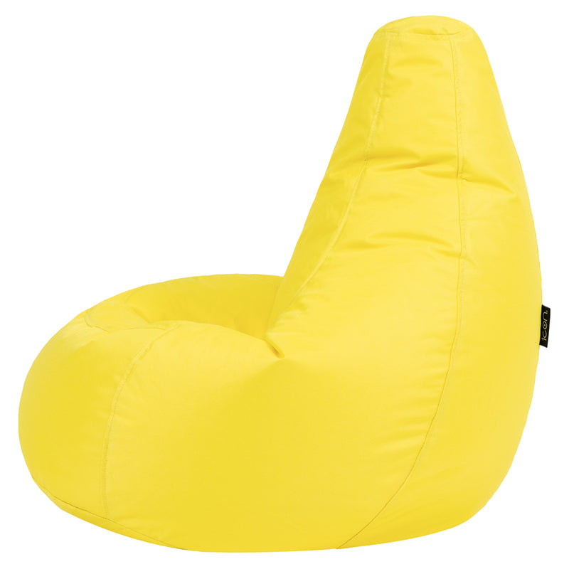 Kids Dalton Indoor-Outdoor Hochlehner-Sitzsack – Gelb