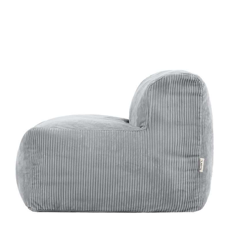 Zen Modularer Sessel, Jumbo Cord, Grau