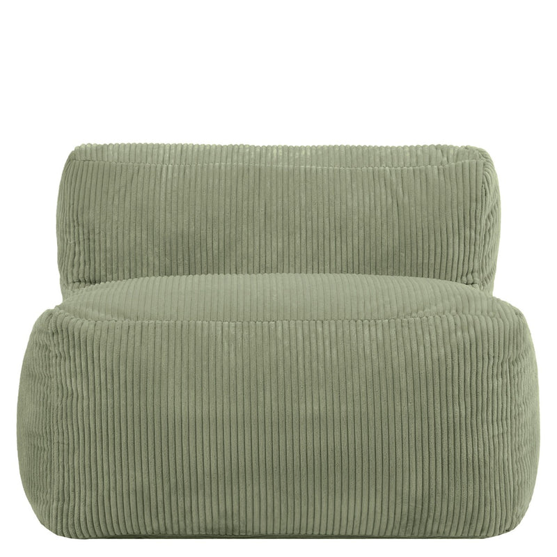 Zen Modularer Sessel, Jumbo Cord, Salbeigrün 